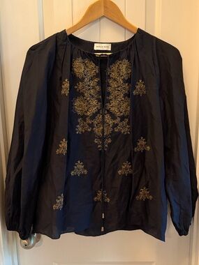 Megan Park Embroidered top